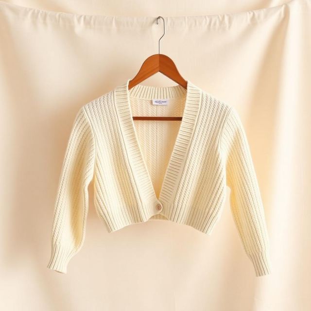 Marlowe ad creative: Cardigan, cotton knit, 4:5 · Meta format