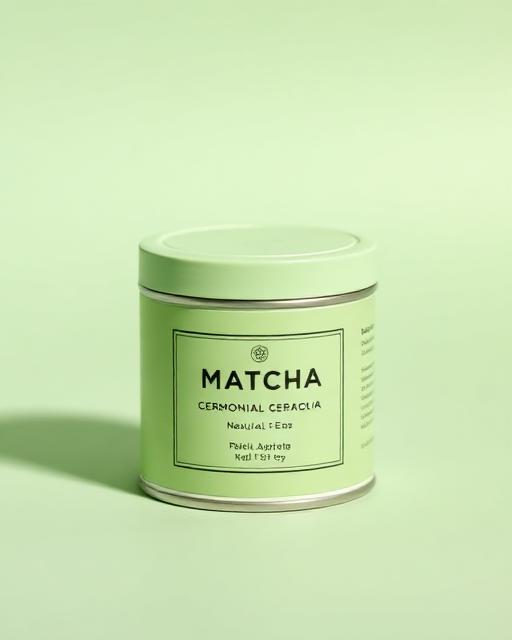 Slow Roast Co ad creative: Ceremonial matcha, 40g, 4:5 · TikTok format